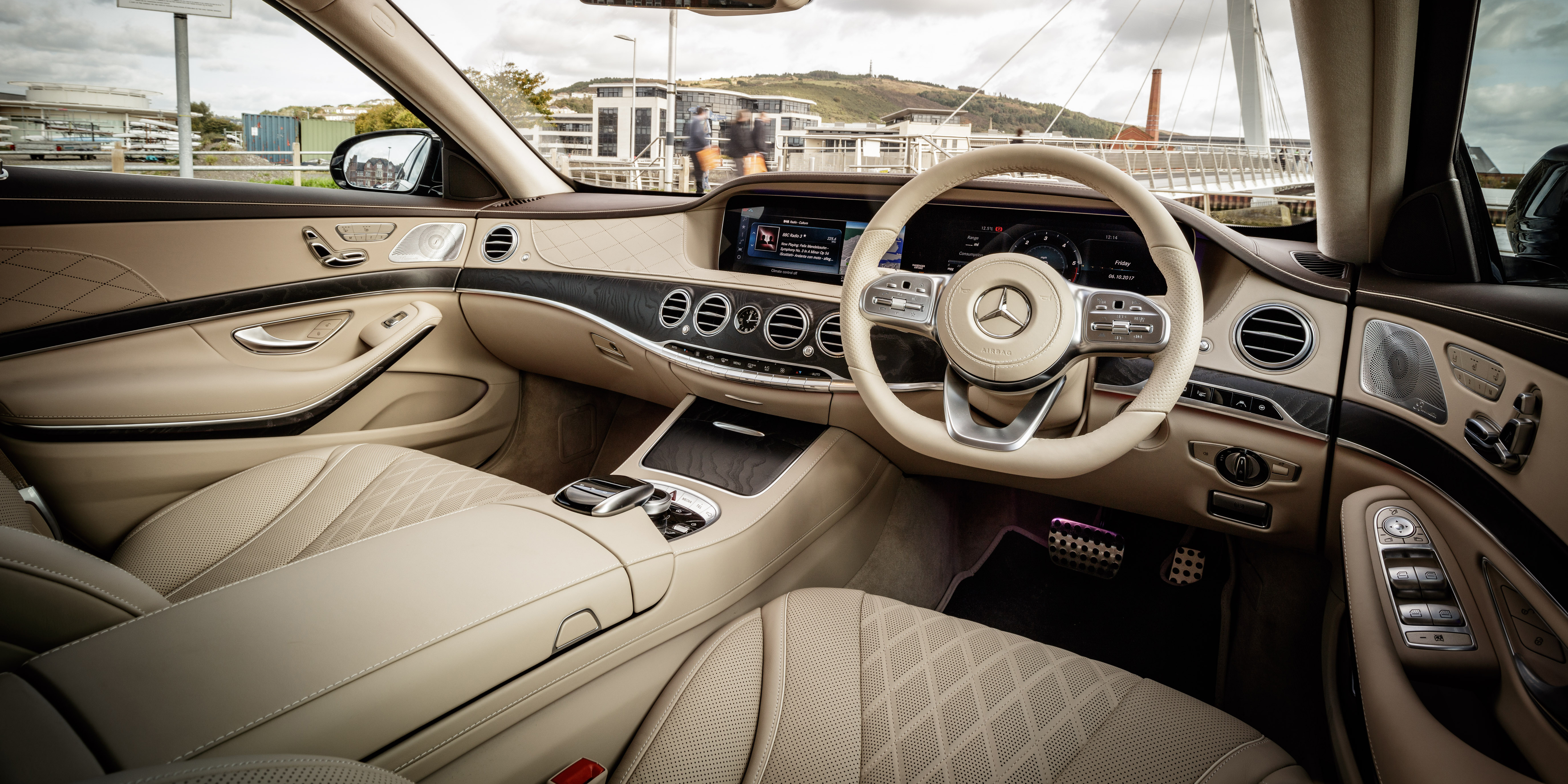 The S-Class has one of the most elegant and luxurious interiors of any car