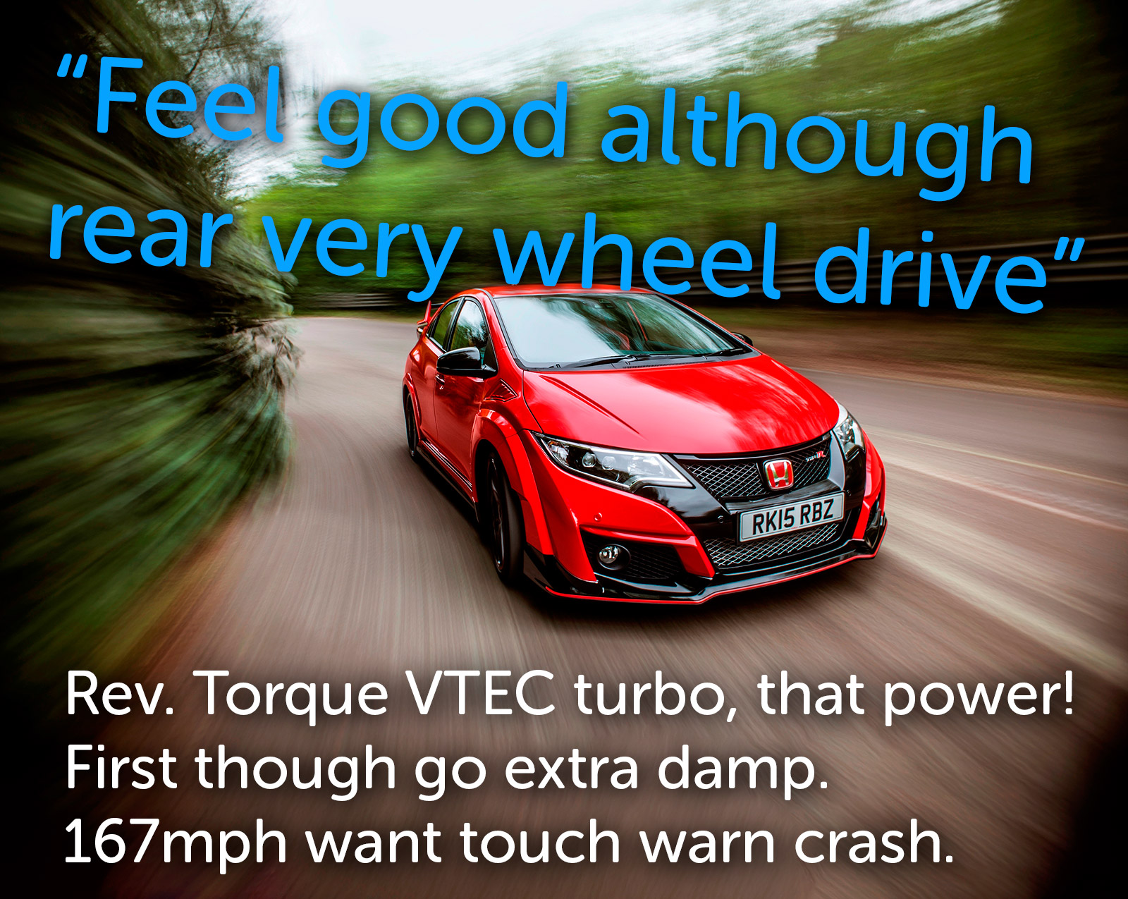 Car adverts using most average words from reviews carwow