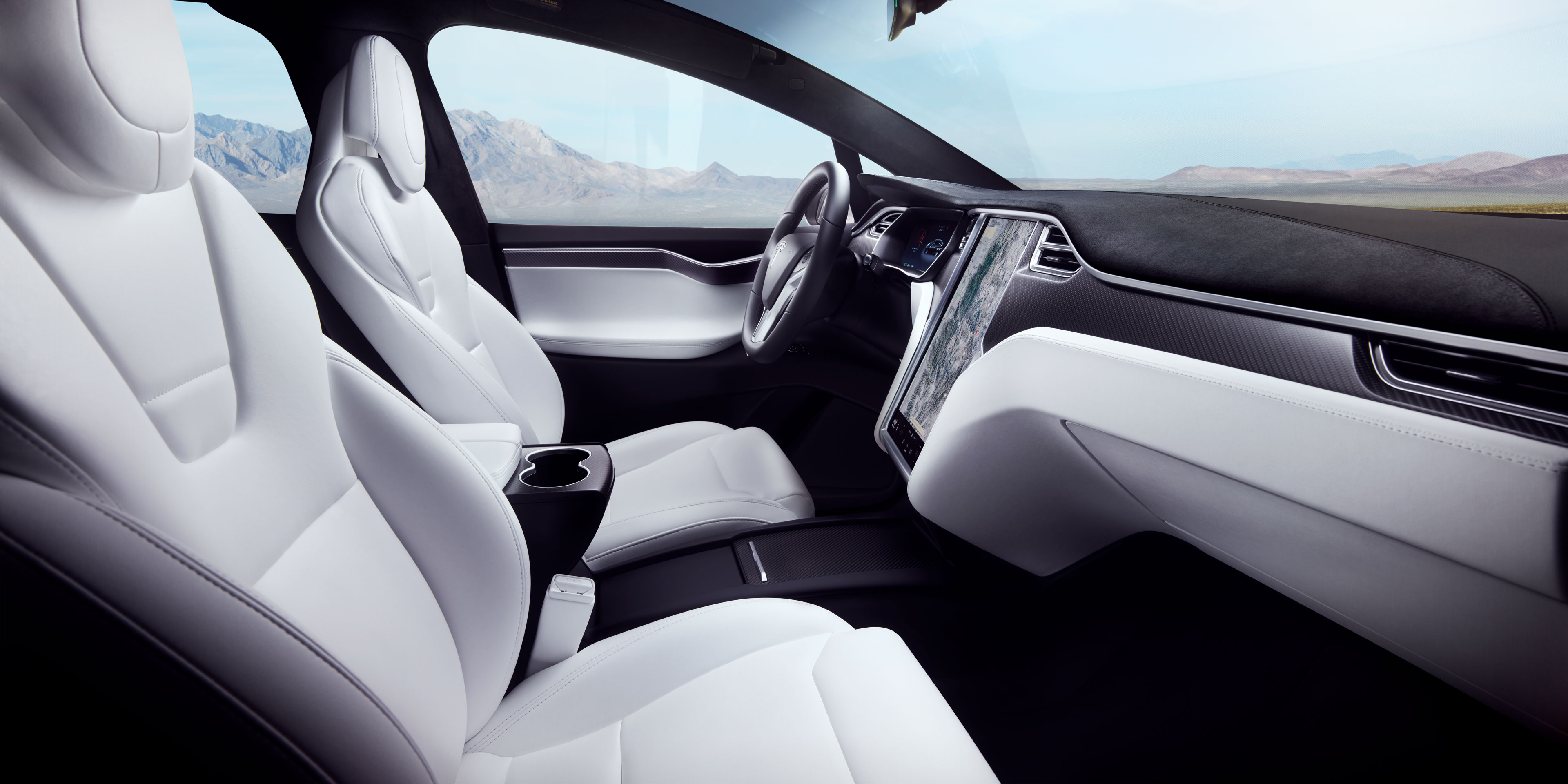 Tesla Model X Interior & Infotainment carwow