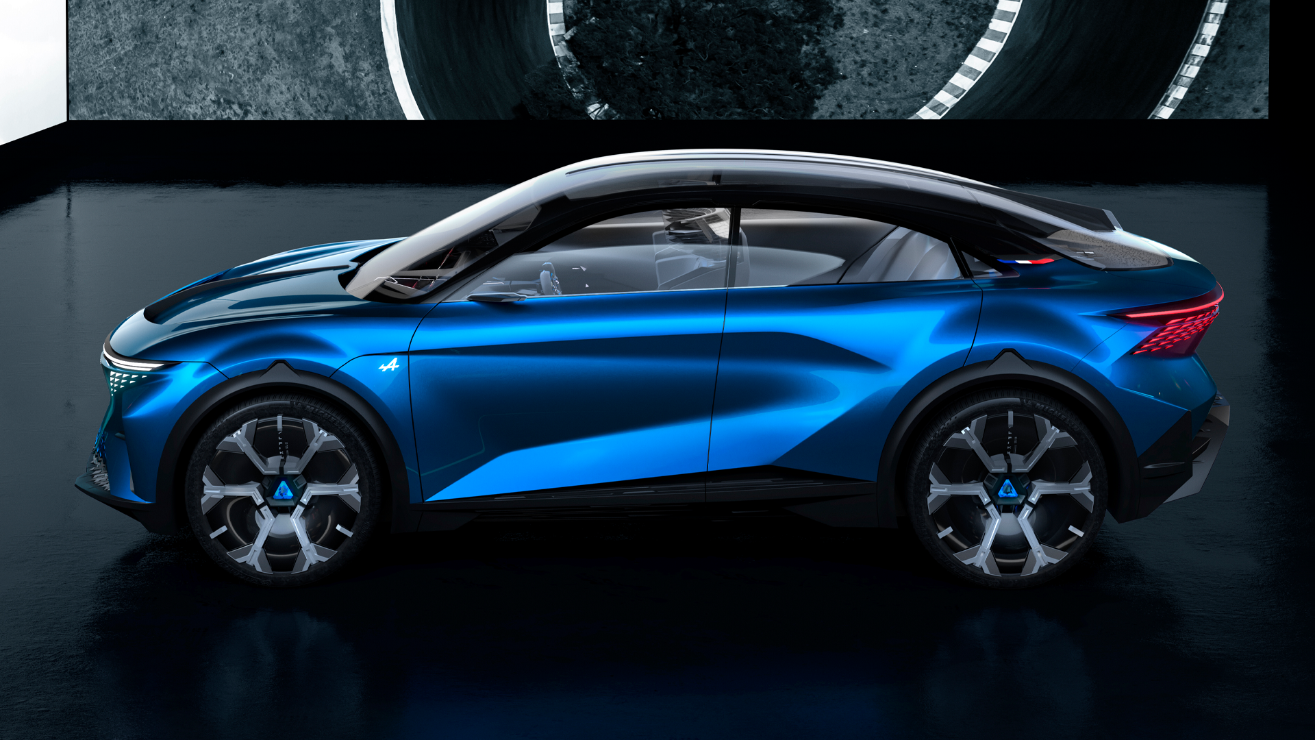 New Alpine A390 Concept Revealed: Electric Four-door Sports Car Coming ...