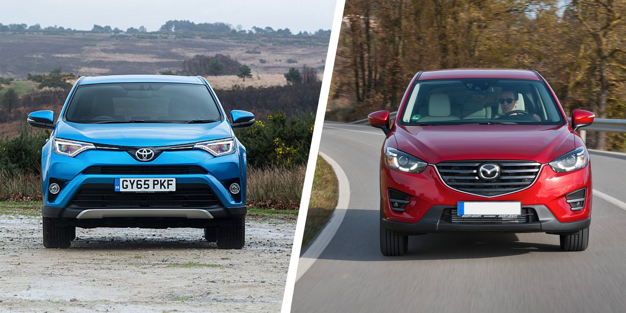 Toyota RAV4 vs Mazda CX5 compared carwow