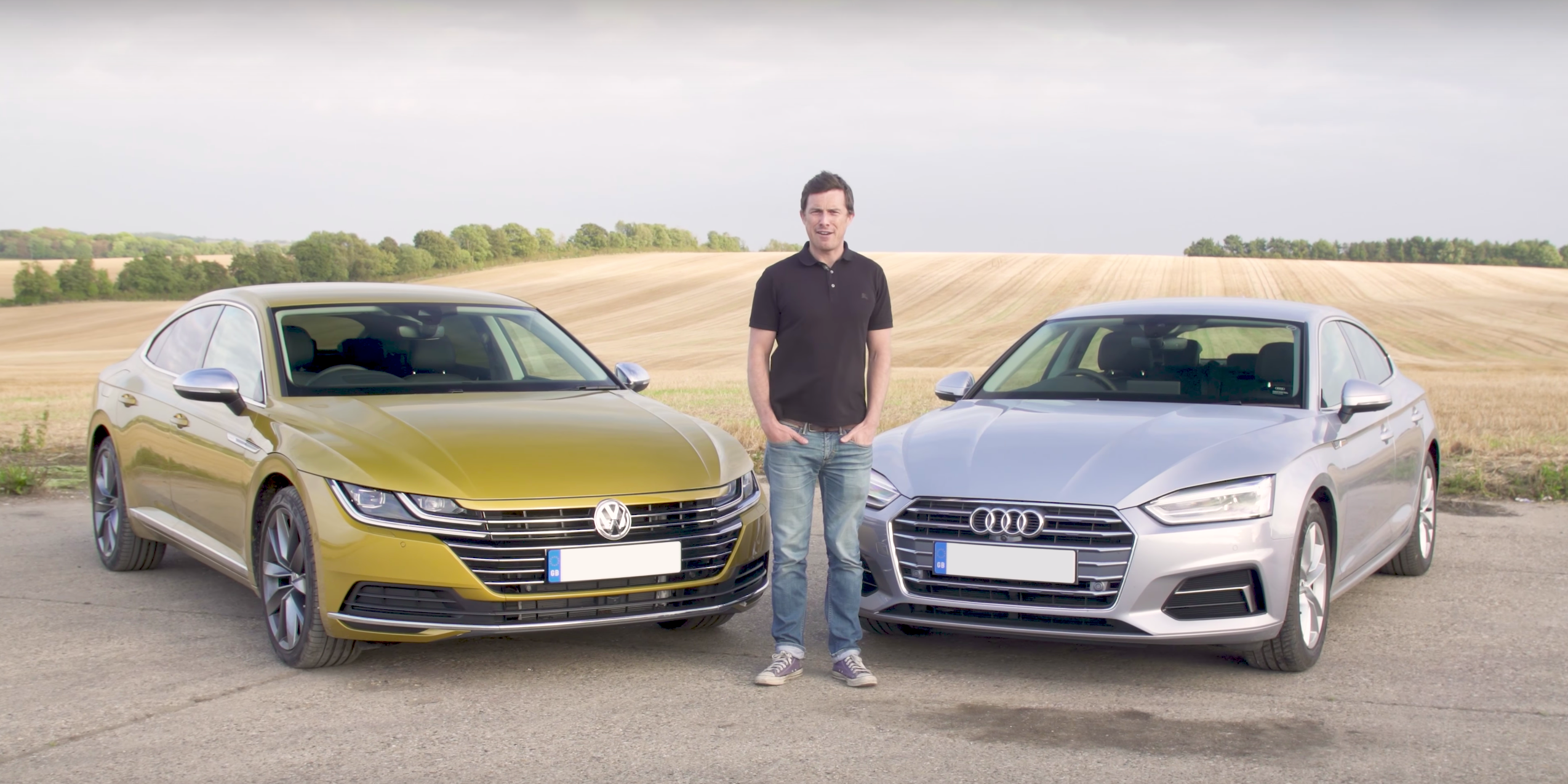 Interpreter Forbid session VW Arteon vs Audi A5 Sportback video group test | carwow