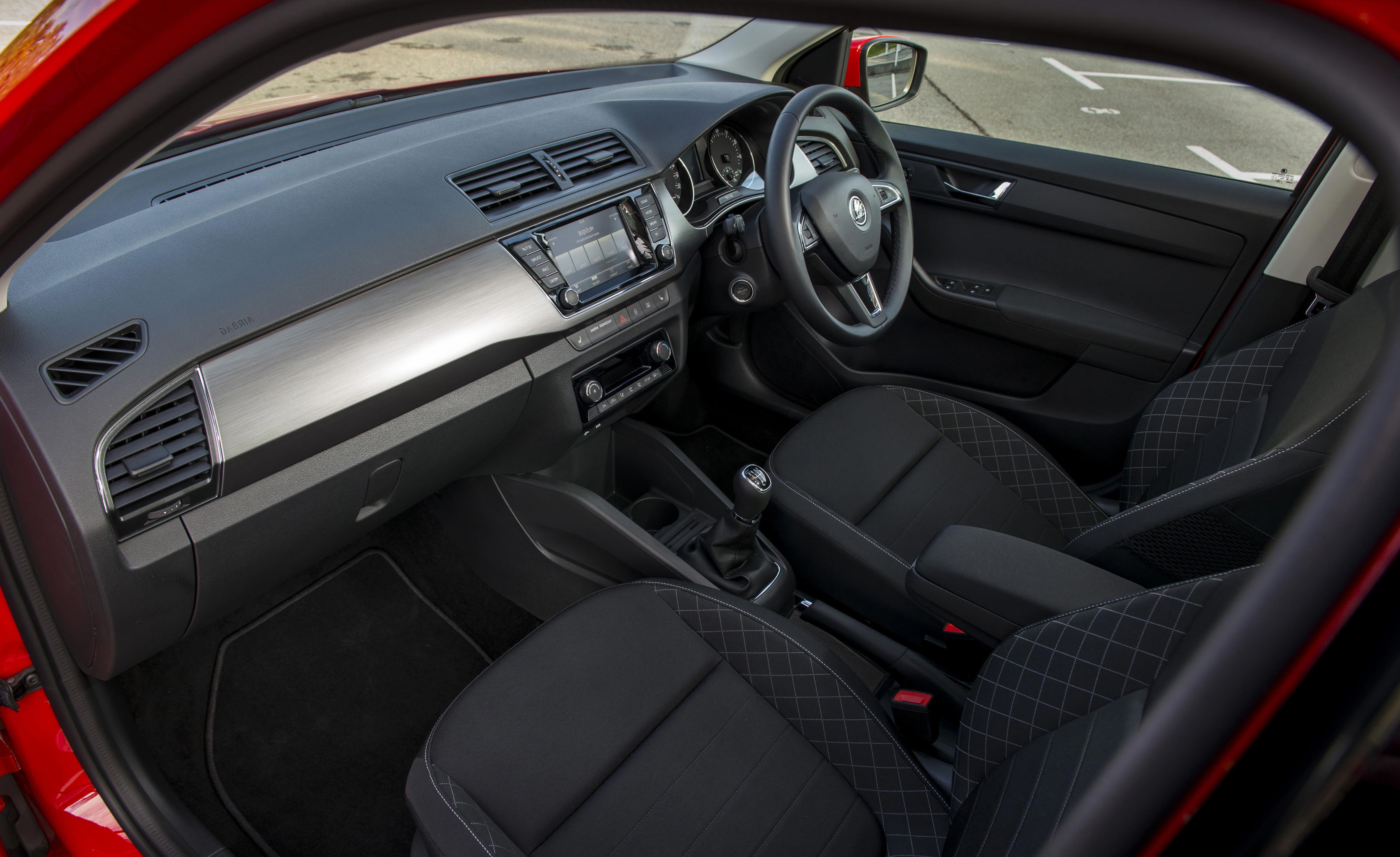 One of the few criticisms you could level at the Fabia is that its interior is not very high in quality
