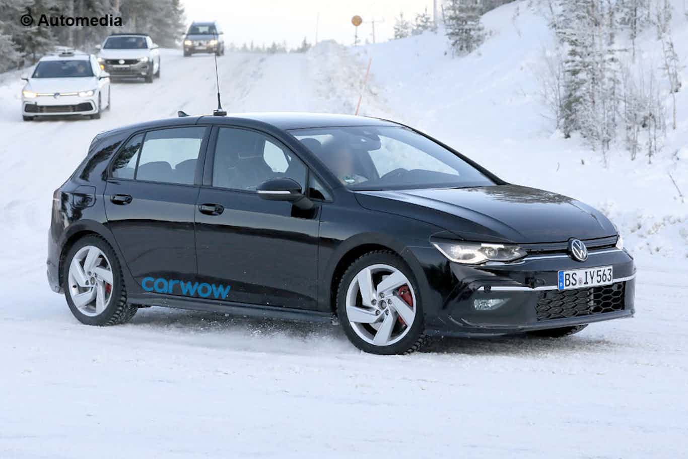 New 2020 Volkswagen Golf GTI spotted almost completely uncamouflaged