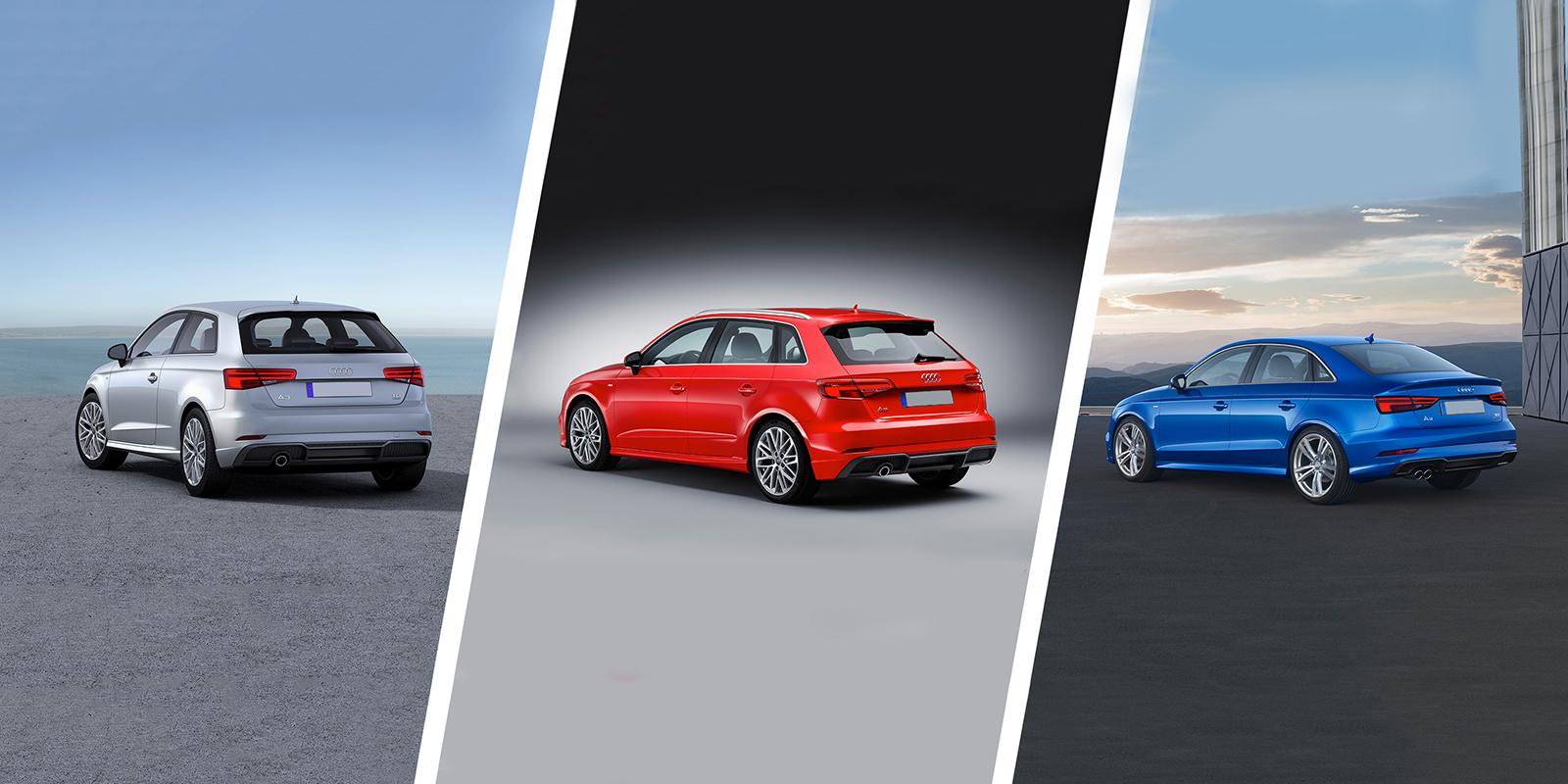 Audi A3 hatchback vs A3 Sportback vs A3 Saloon |