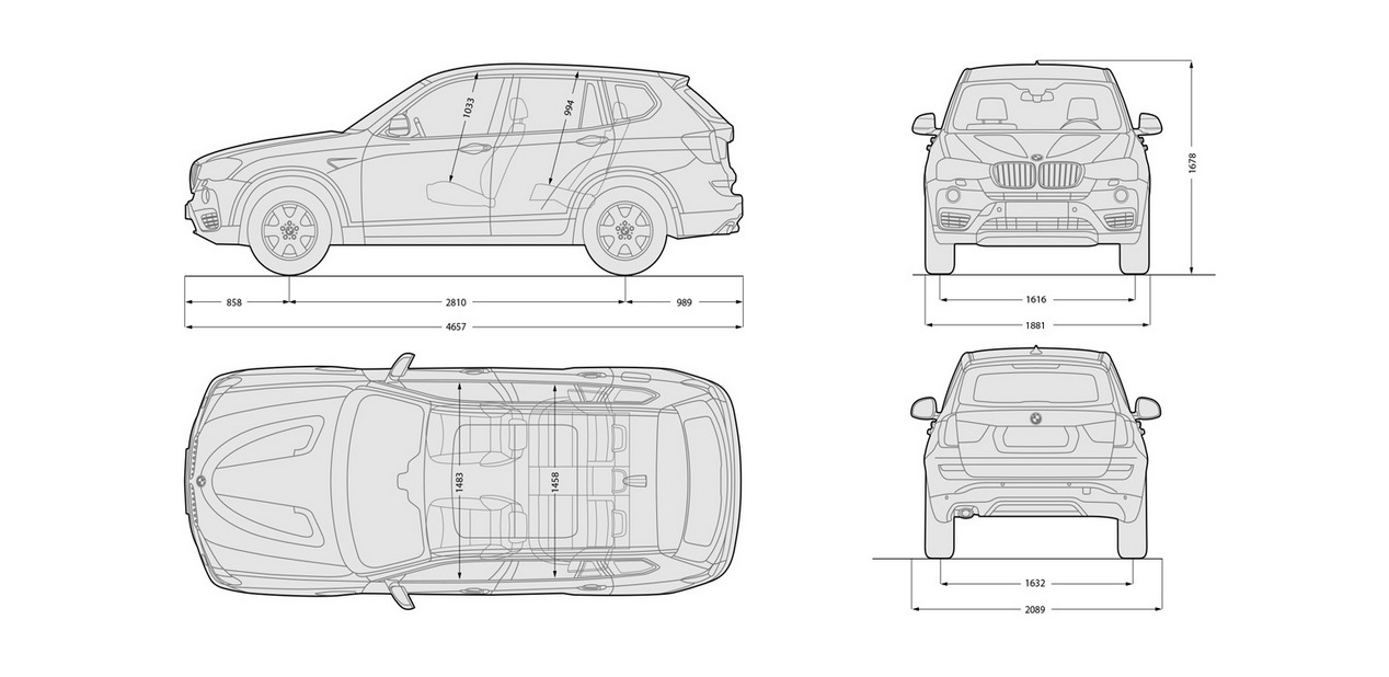 BMW X3 – sizes, dimensions and towing weights  carwow