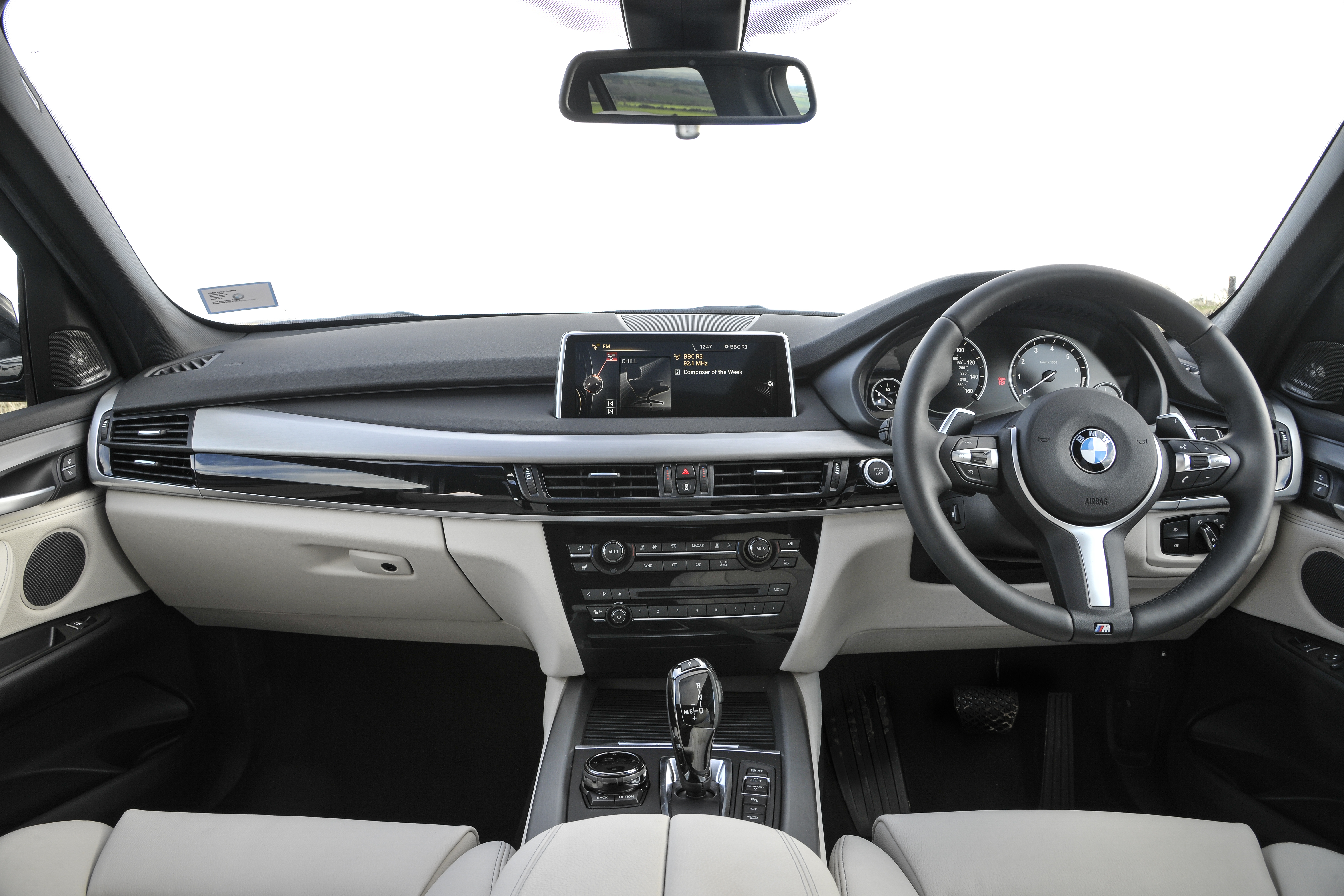 The X5's well-built interior lacks a little extra something