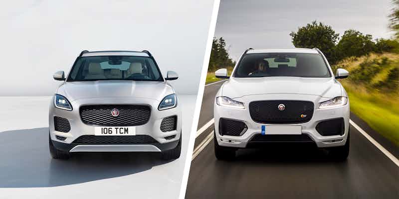 Jaguar E-Pace vs F-Pace – which SUV is best? | carwow