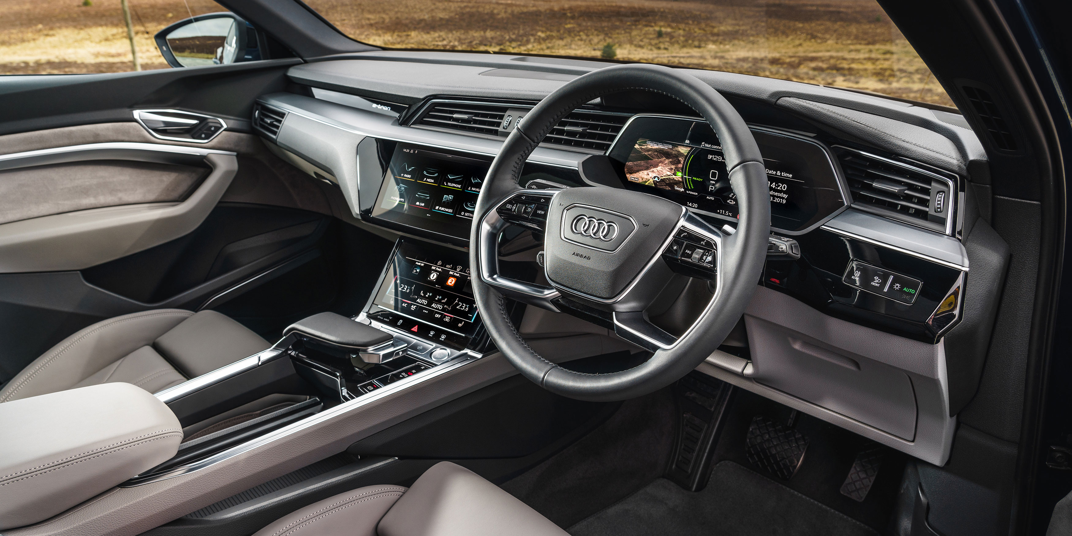 Audi E Tron Interior Infotainment Carwow