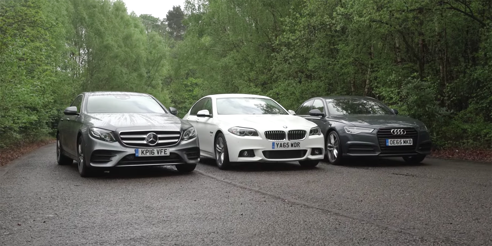 Merc EClass vs BMW 5 Series vs Audi A6 comparison carwow