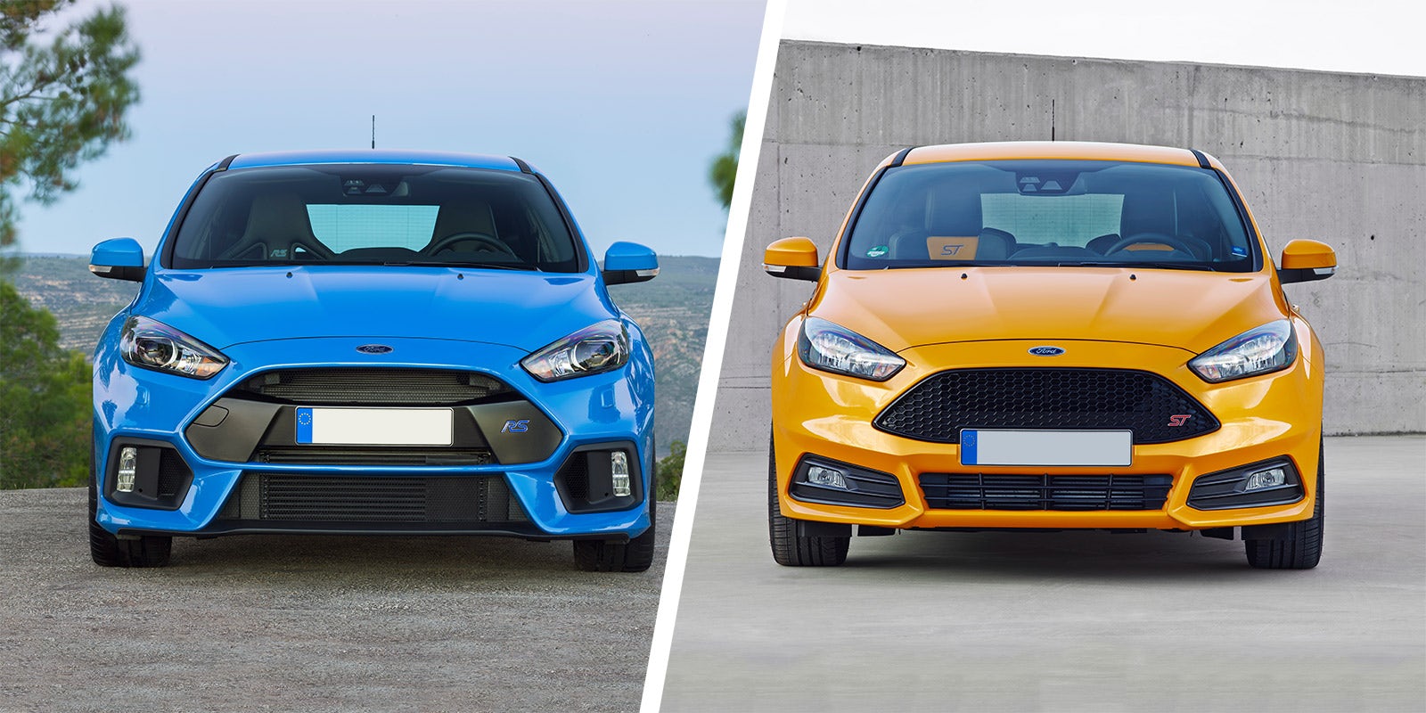 Ford Focus RS vs Focus ST: hot hatches compared | Carwow