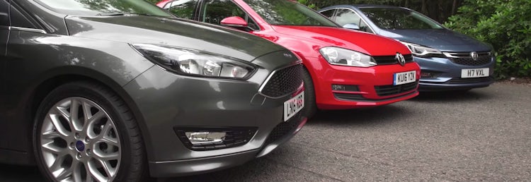 Vw Golf Vs Ford Focus Vs Vauxhall Astra Video Group Test Carwow