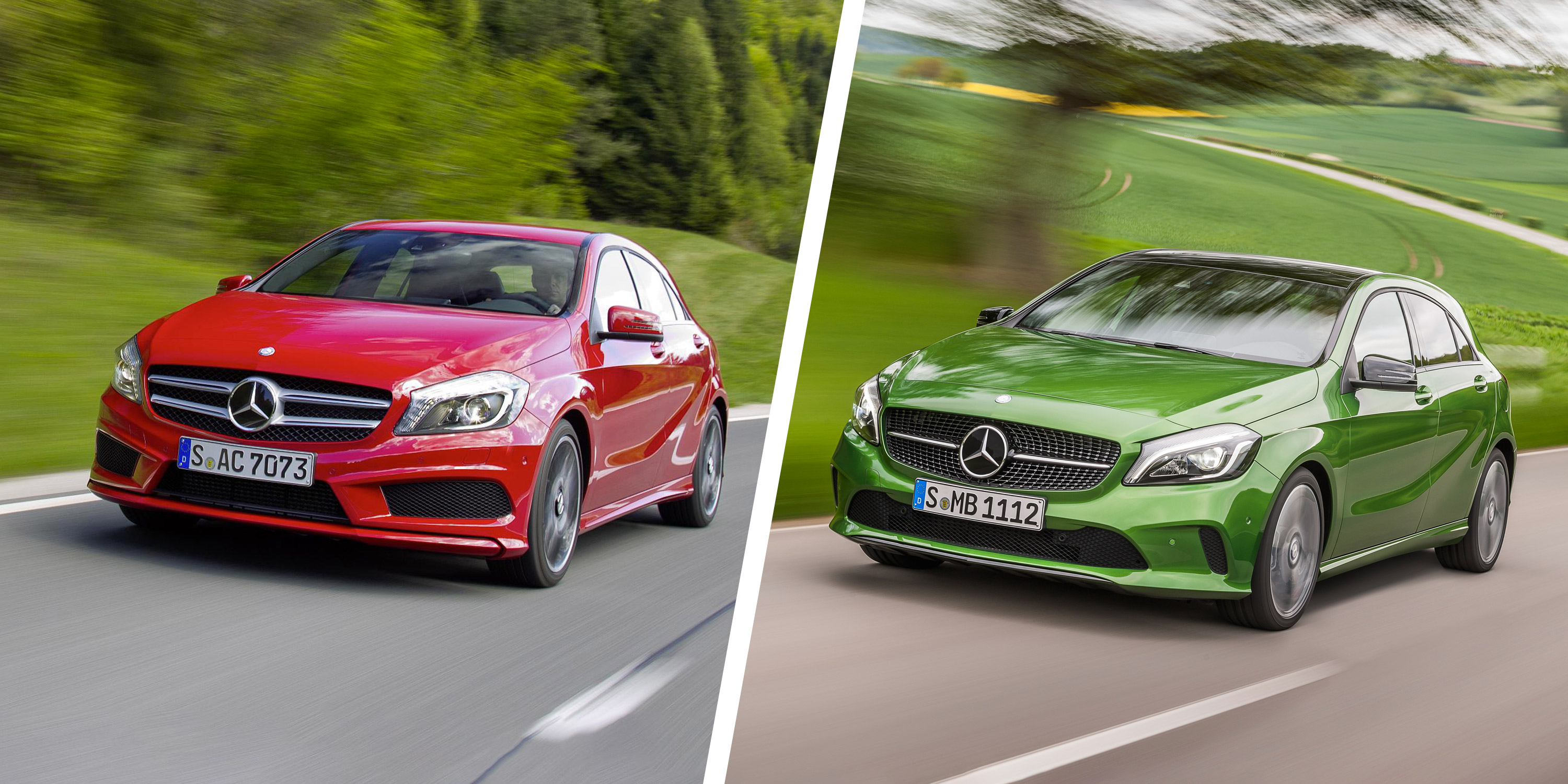 Mercedes A-Class facelift: old vs new | carwow Mercedes A-Class facelift: old vs new | carwow