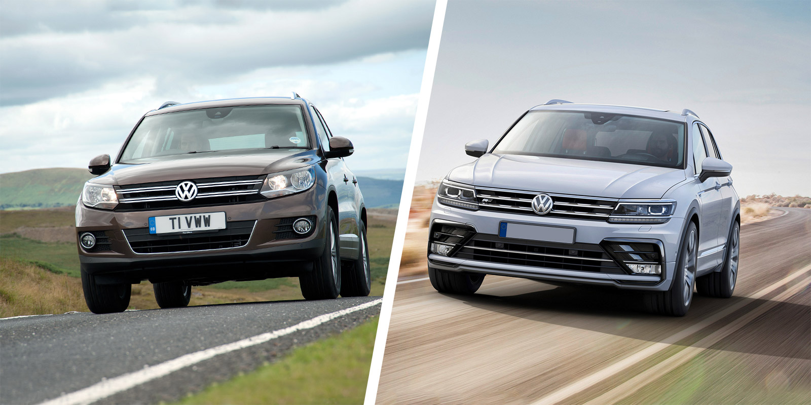 Virkelig Forud type i stedet Volkswagen Tiguan: old vs new compared | carwow