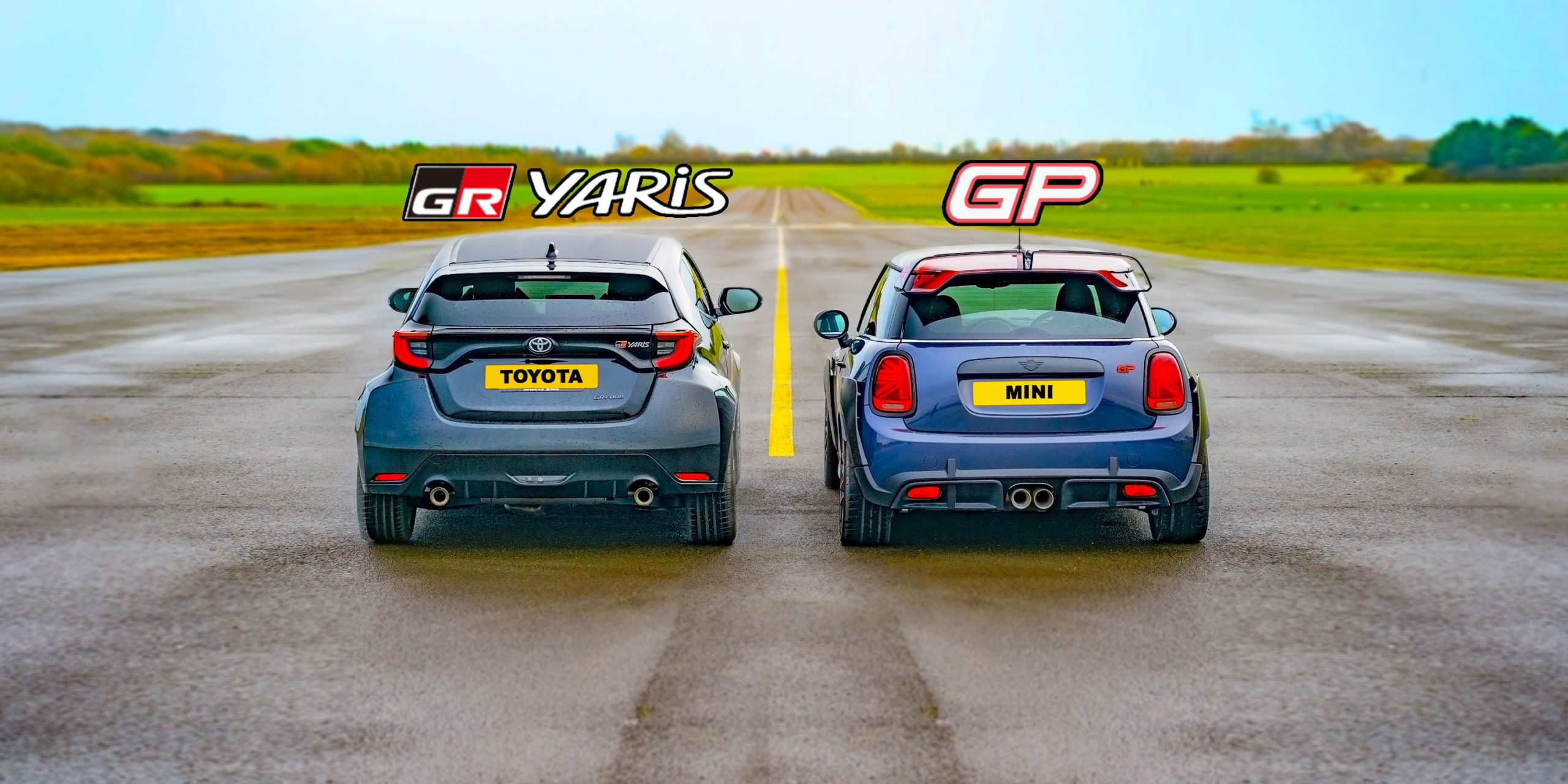 Toyota Gr Yaris Vs Mini Gp Drag Race Carwow