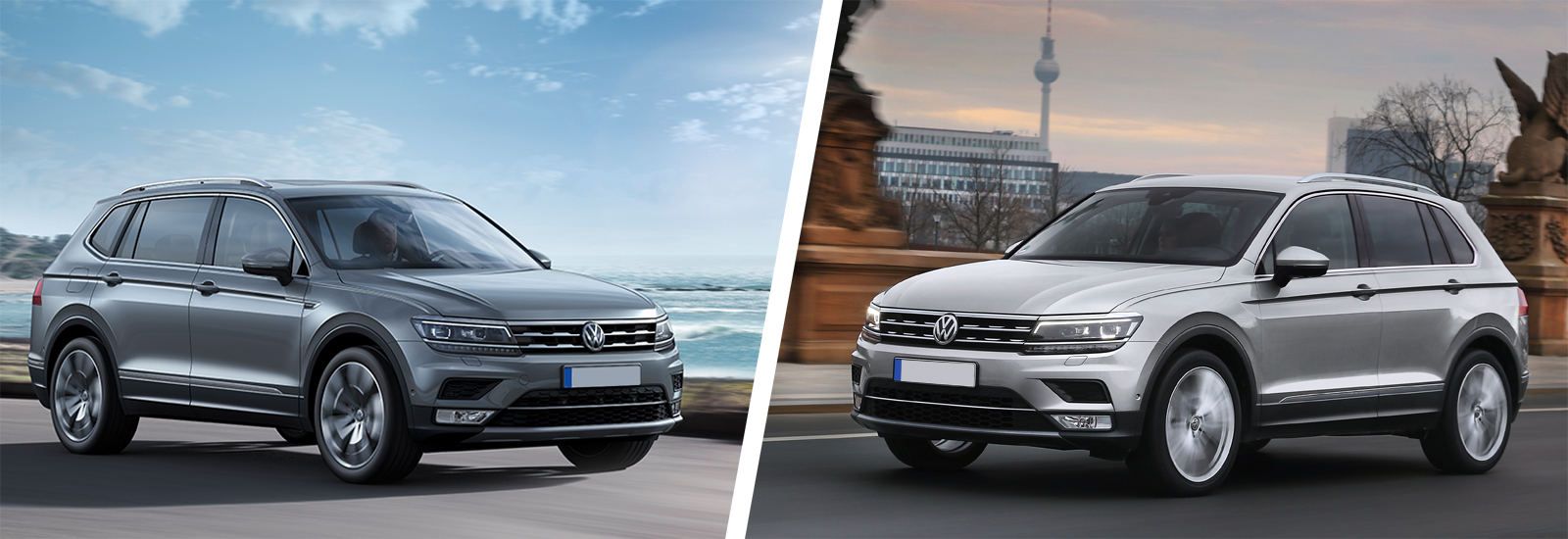 VW Tiguan Allspace 7 Seater Vs VW Tiguan 5 Seater | Carwow